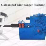 Galvanized wire hanger machine