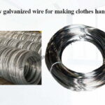 galvanized wire for making clothes hangers